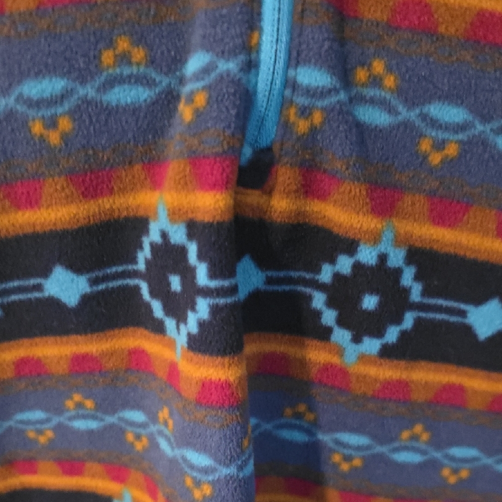 Eddie Bauer Multicolor Patterned Quarter-Zip Swea… - image 6
